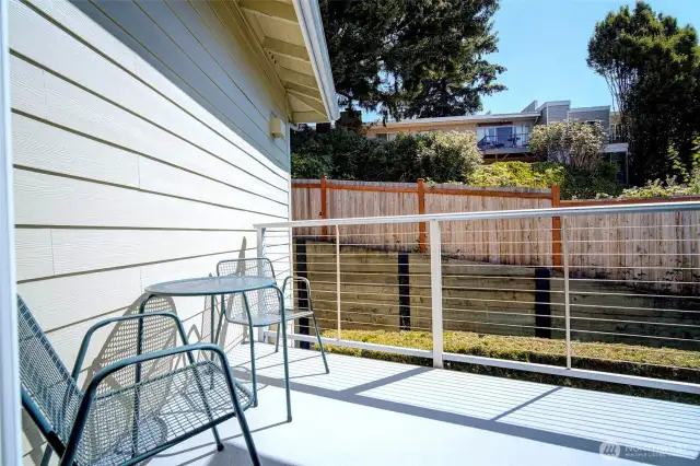 Get some sunshine on the balcony!