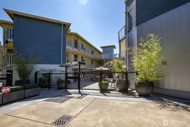 Gated & secure central courtyard.