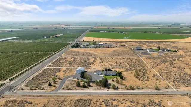 2 parcels totally shy 10 acres!!!