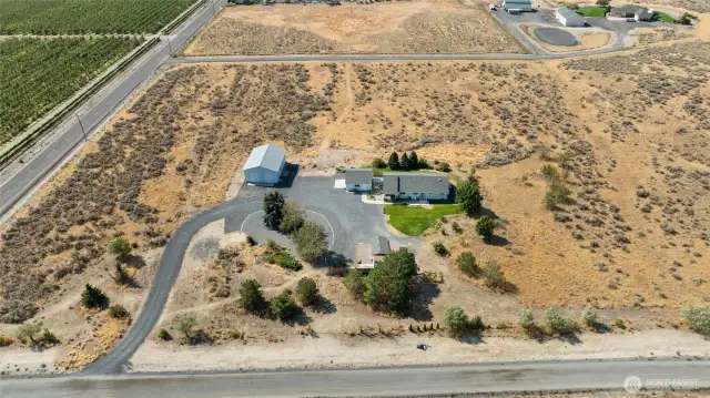 Tons of parking and room to turn around with your toys!