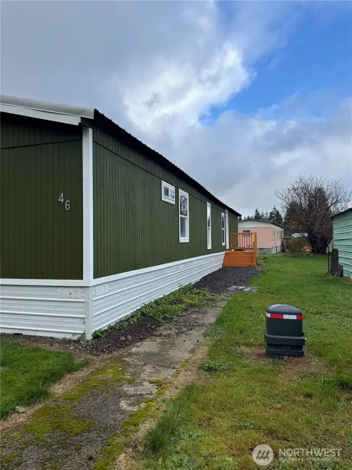 Exterior w Back Entrance