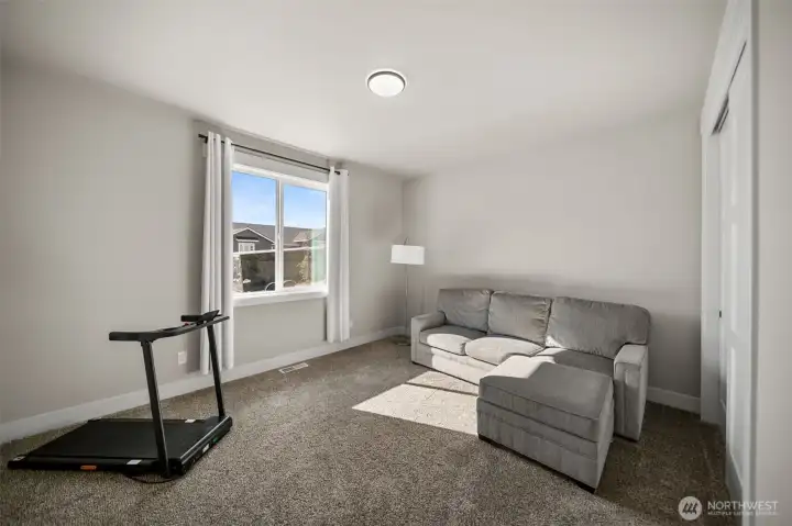 1st bedroom, located at the front of home.