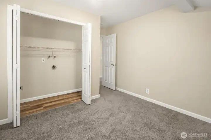 Upper Bedroom with 2nd Laundry Hookups
