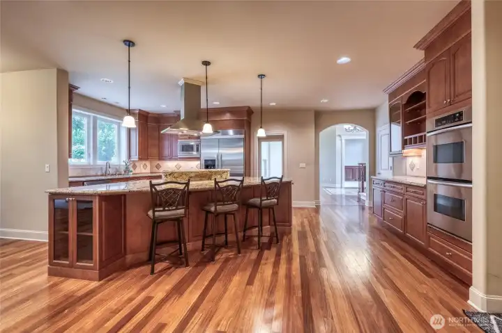 Beautiful custom cabinetry.