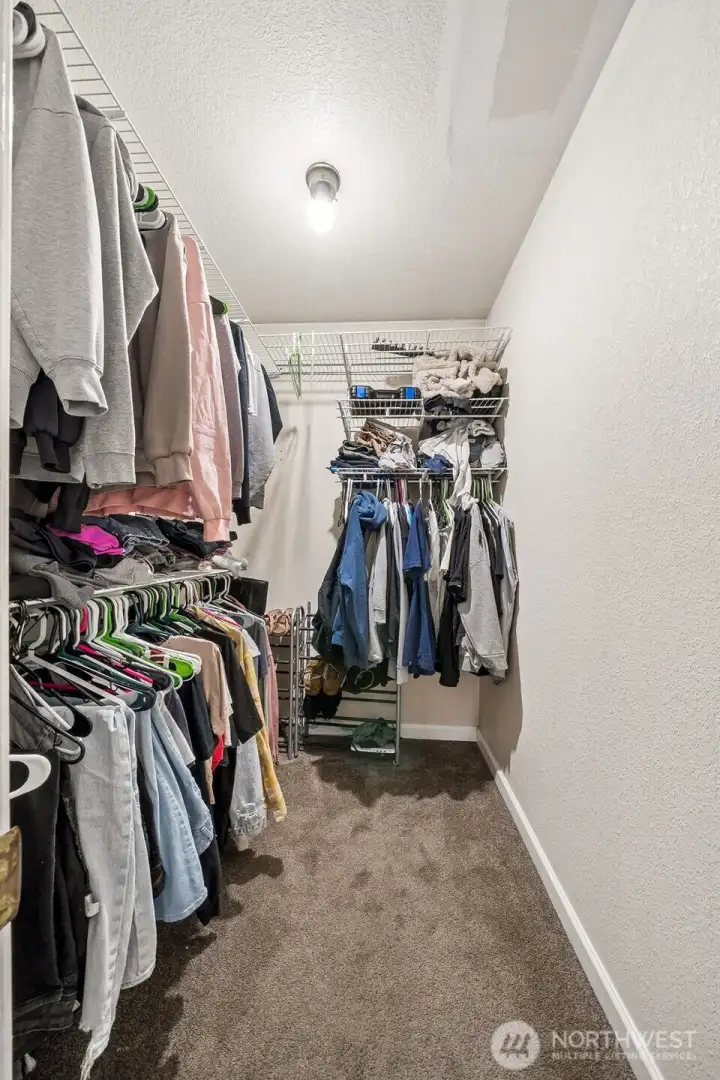 Walk in closet.