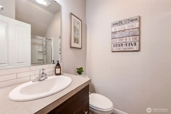 3/4 Bathroom on main floor. 3/4 Bathroom on main floor.