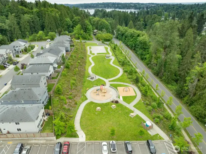 Community park and sports court are just around the corner! Community park and sports court are just around the corner!