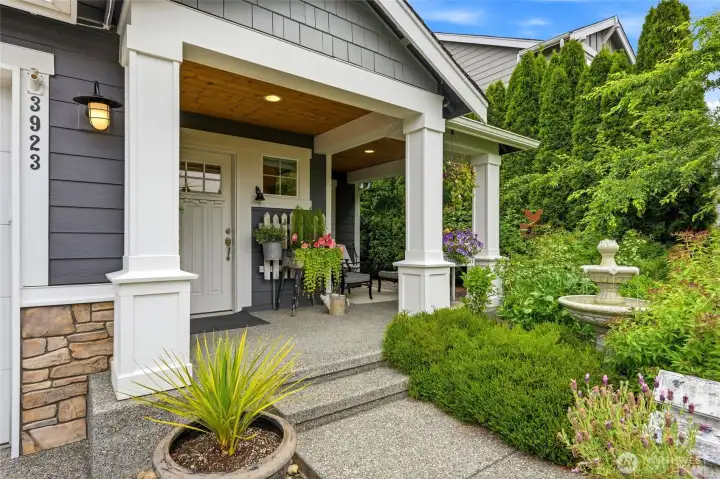 Front porch oasis vibes! Front porch oasis vibes!