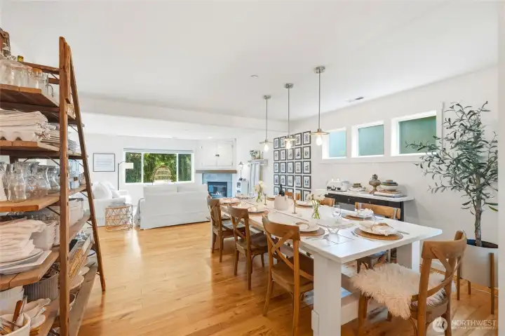 Beyond spacious dining area, just look at the size of the table here Beyond spacious dining area, just look at the size of the table here