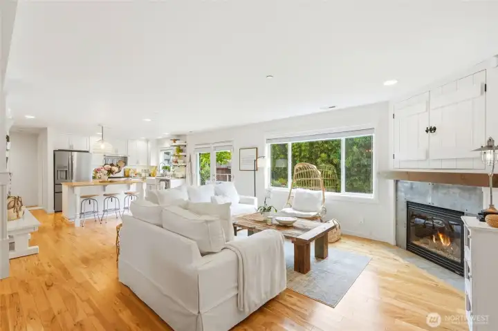 Gleaming hardwood floors enhance the main level of this home Gleaming hardwood floors enhance the main level of this home