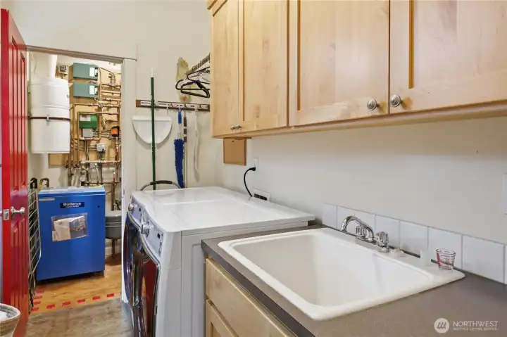Utility room beyond the laundry room