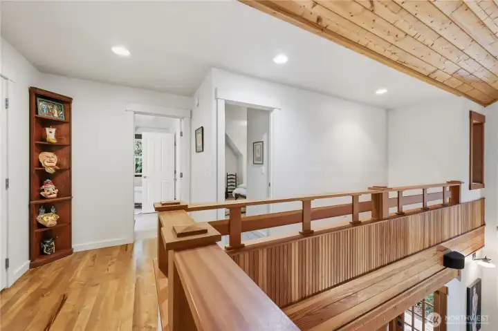 Cross the landing to the other primary bedroom.