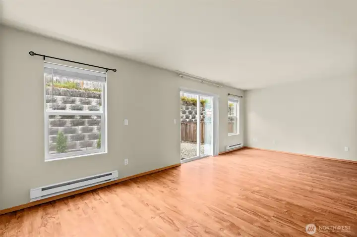 Ductless heat pump and baseboard heat