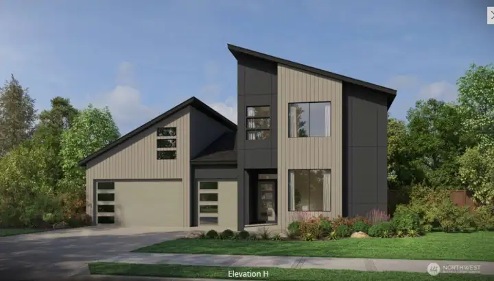 Actual Elevation of home being built