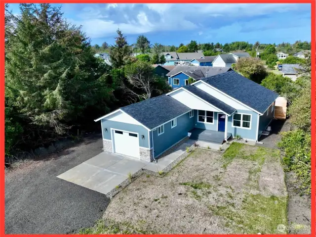 New Elegant Residence at Ocean Shores, Washington.