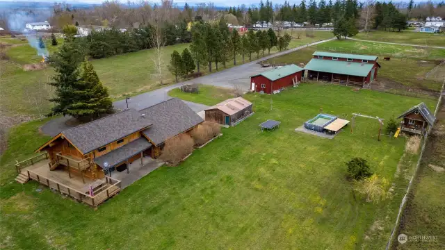 Welcome to 3883 Everett Lane - over 6 acres of county and equestrian paradise.