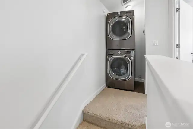 Indoor laundry.