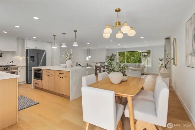 Abundance of natural light throughout