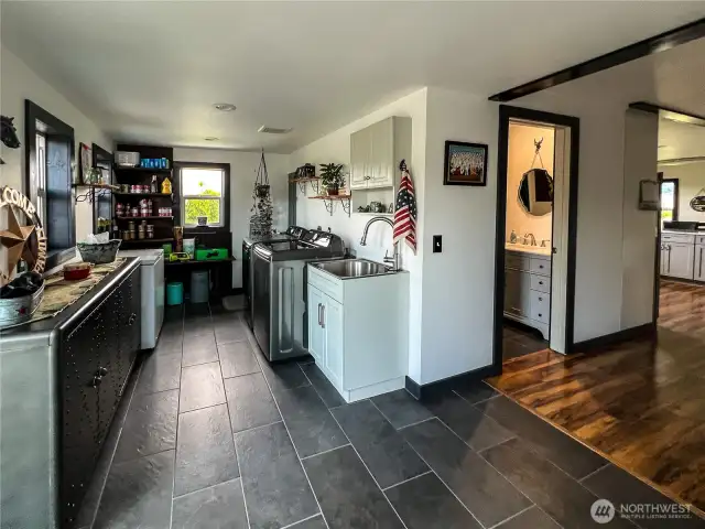 Oversized Utility & Mud Room
