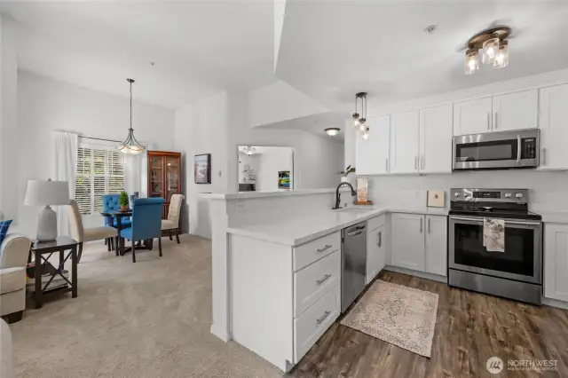Love the open concept floor plan with this condo