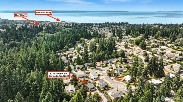 Close to all the good things about Edmonds that everyone loves!