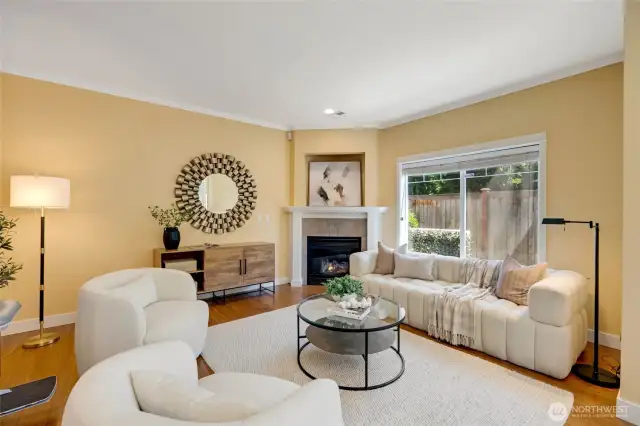 Living room view highlighting entertainment space and open floor plan—great for hosting or unwinding after work.