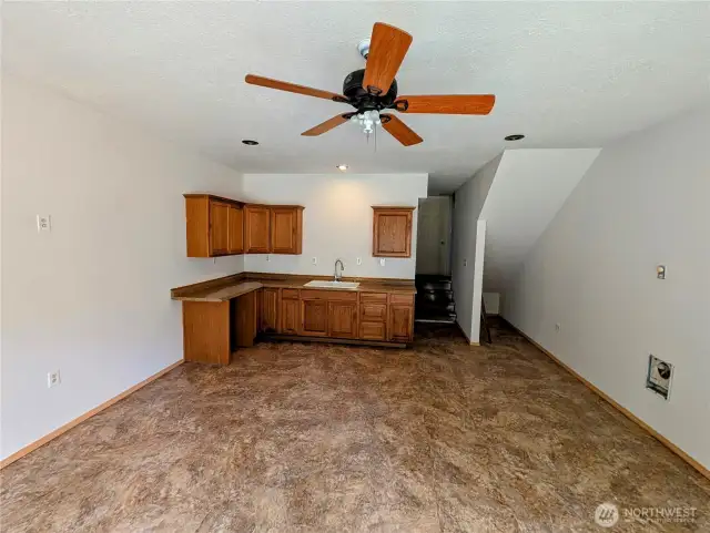 Finished daylight basement.