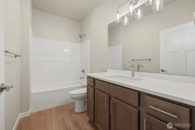 There are taller cabinets throughout the home.