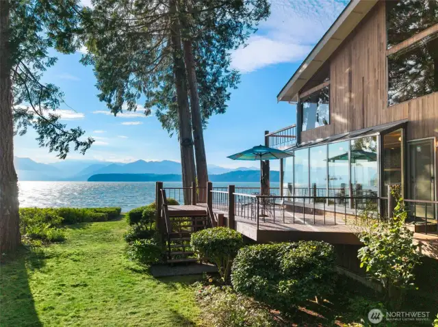 Serene seclusion and breathtaking views great you as you drive in.