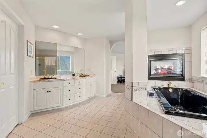 Elegant 5 piece bathroom
