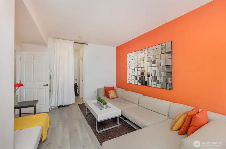 Large primary bedroom offers endless possibilities for layout, relaxation, and personalization.