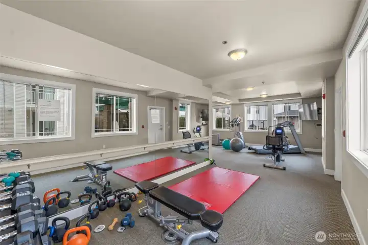 Don't forget the gym!