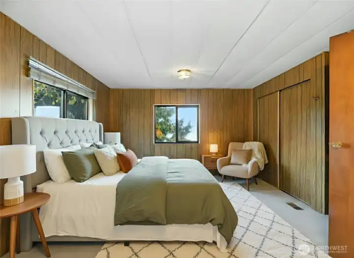 Second bedroom - virtually staged.