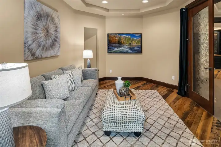 Second executive office space with French Doors.