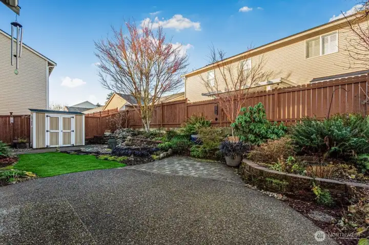 Backyard patio