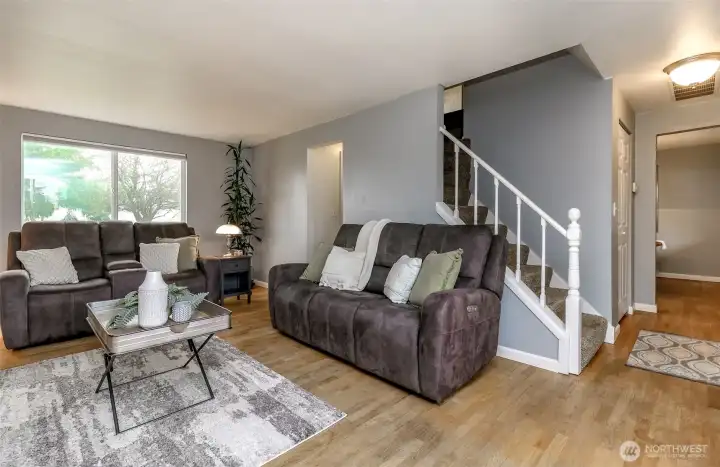 Entrance and Living Room