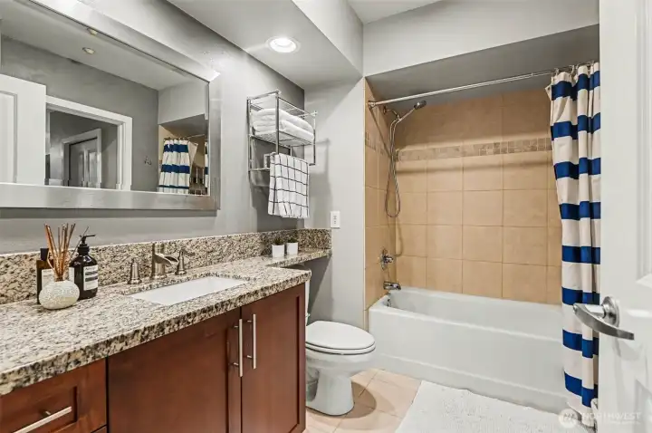 Bathroom with large vanity