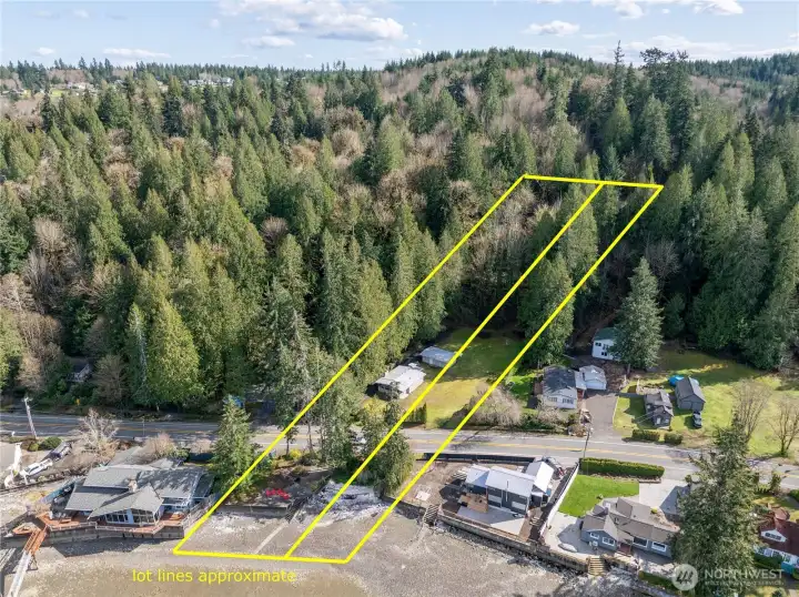 Property includes two seperate parcels