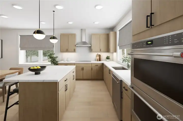 pacious, entertainer’s kitchen with ample room for hosting and everyday living. For marketing purposes only. Colors and features may vary