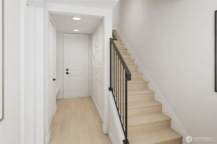 Light Filled entry:  For marketing purposes only. Colors and features may vary