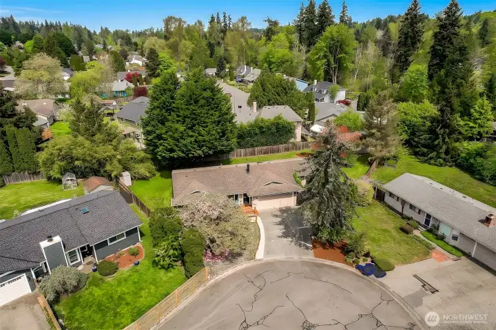Close to Mill Creek town center, but far enough away where you feel the tranquility of the suburbs.