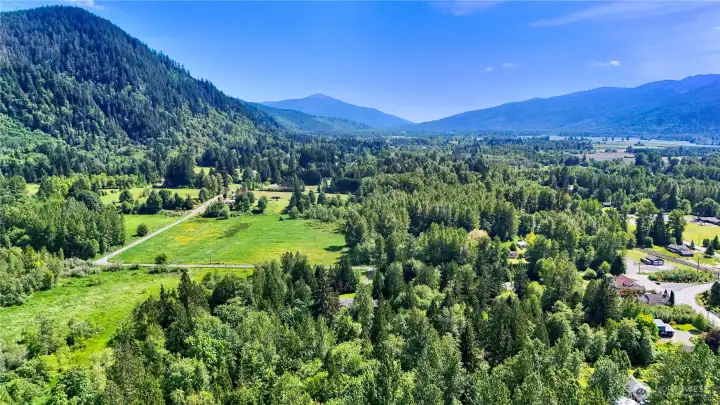 Looking South over the property