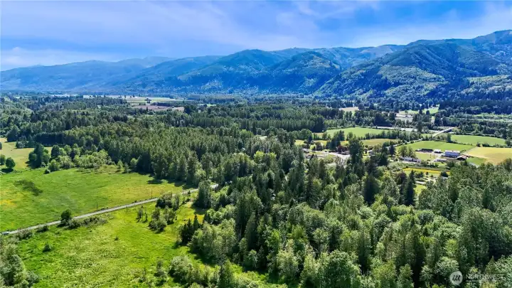 SouthWest views over the home