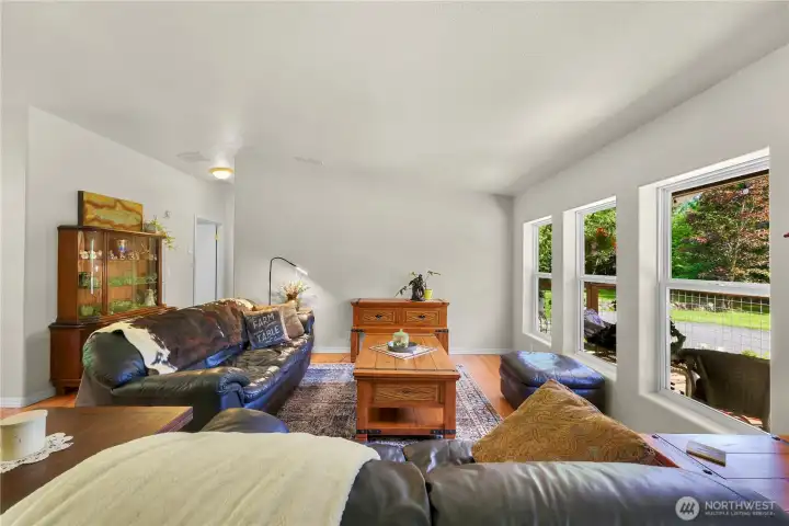 Nice territorial views from the living room