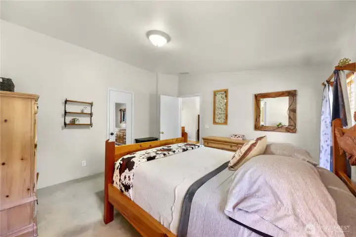 Spacious master bedroom