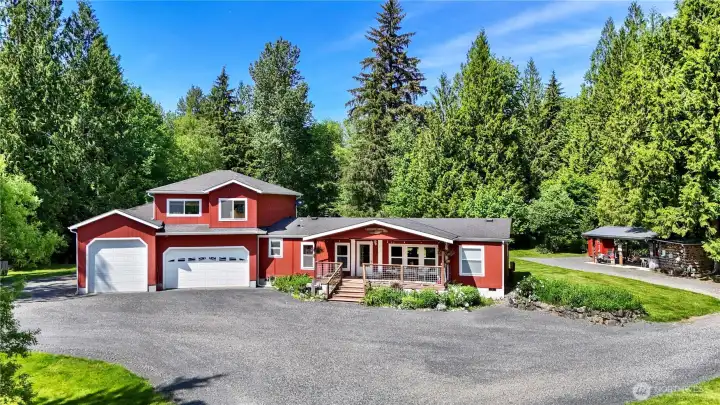 Lots of space here, with a large covered front porch