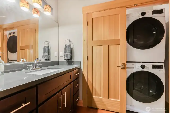 Basement Bathroom & Laundry