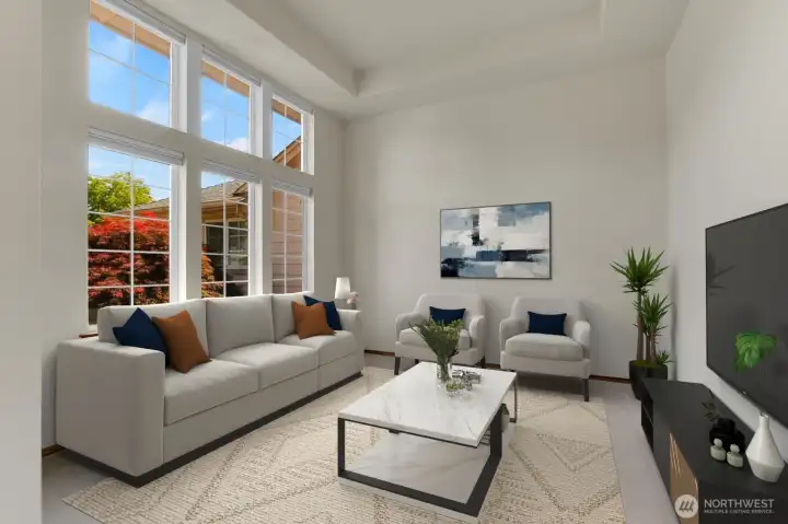 Living Room - Virtually Staged