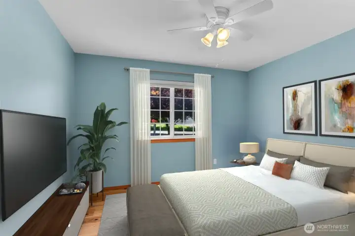 Guest Bedroom 1-Virtually Staged