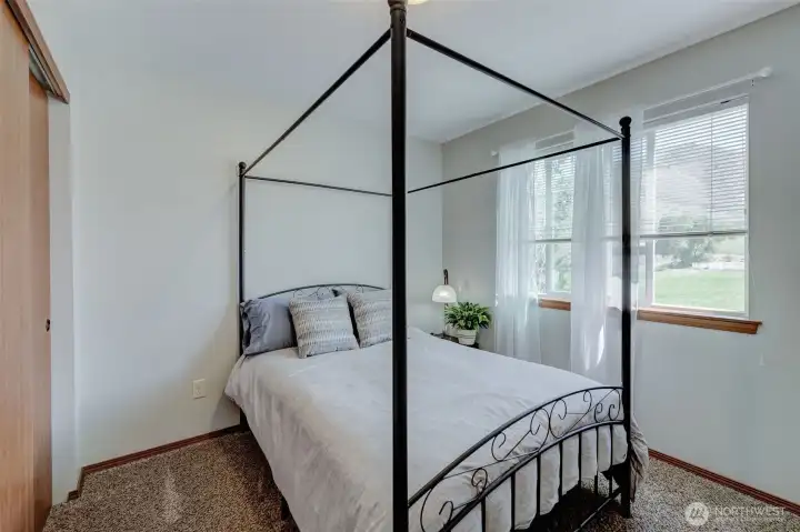 Second of three bedrooms upstairs